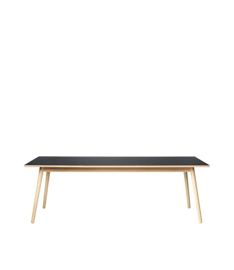 C35C - Spisebord - Eg - Linoleum - Nero by FDB Møbler – product photo