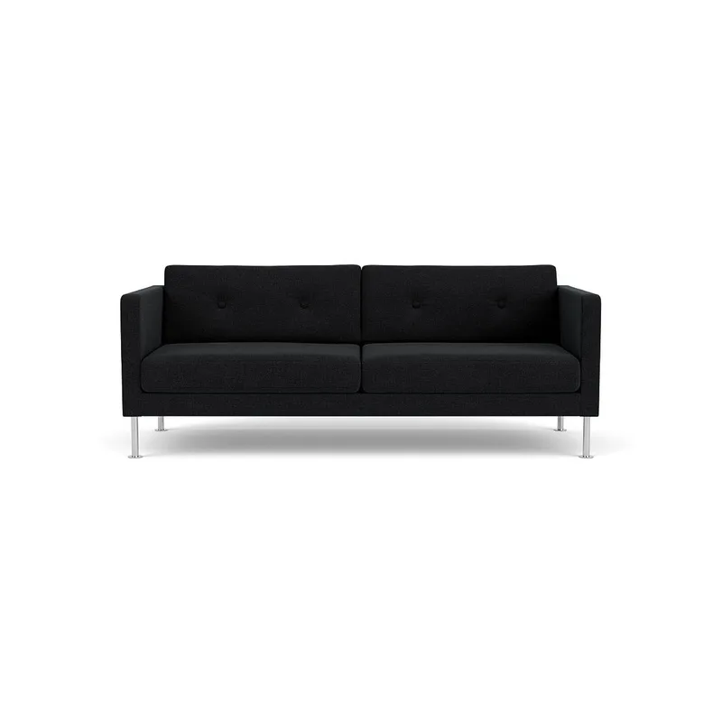 L42 Firhøj - 2,5 pers. sofa - Stål - Dark Grey(28) by FDB Møbler – product photo