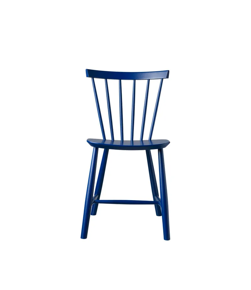 J46 - Stol - Bøg - Dark Blue by FDB Møbler – product photo