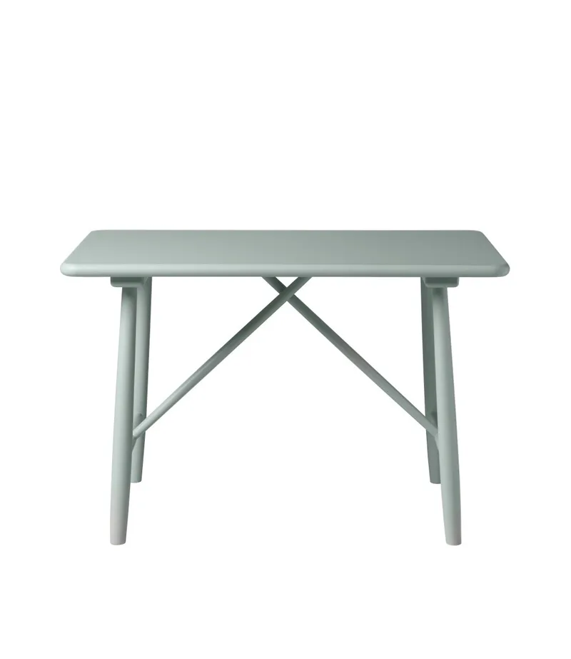 P10 - Børnebord - Bøg - Blue Grey van FDB Møbler – productfoto