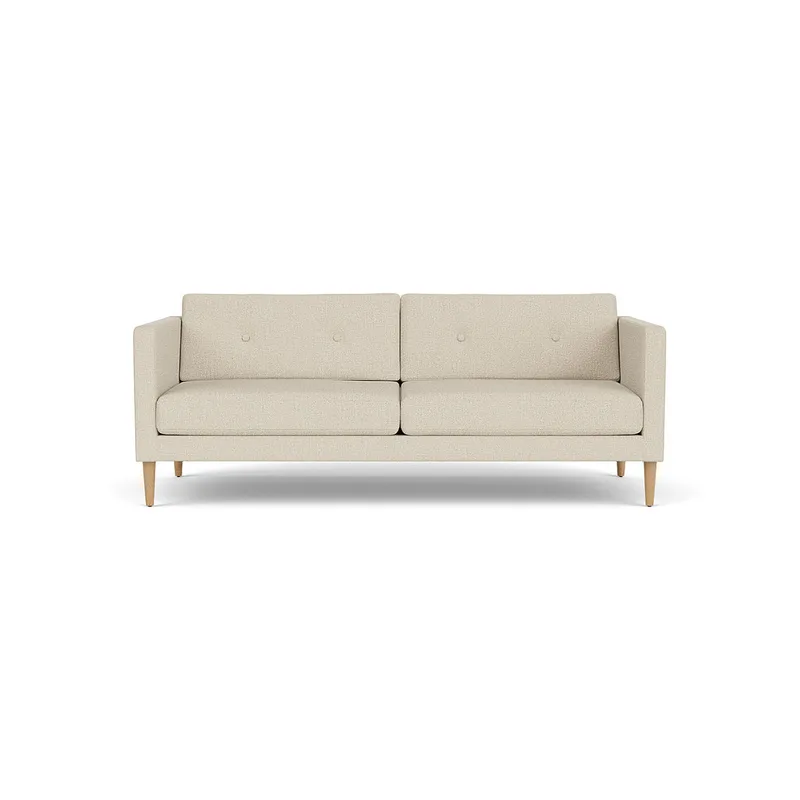 L42 Firhøj - 2,5 pers. sofa - Eg - Beige (00) by FDB Møbler – product photo