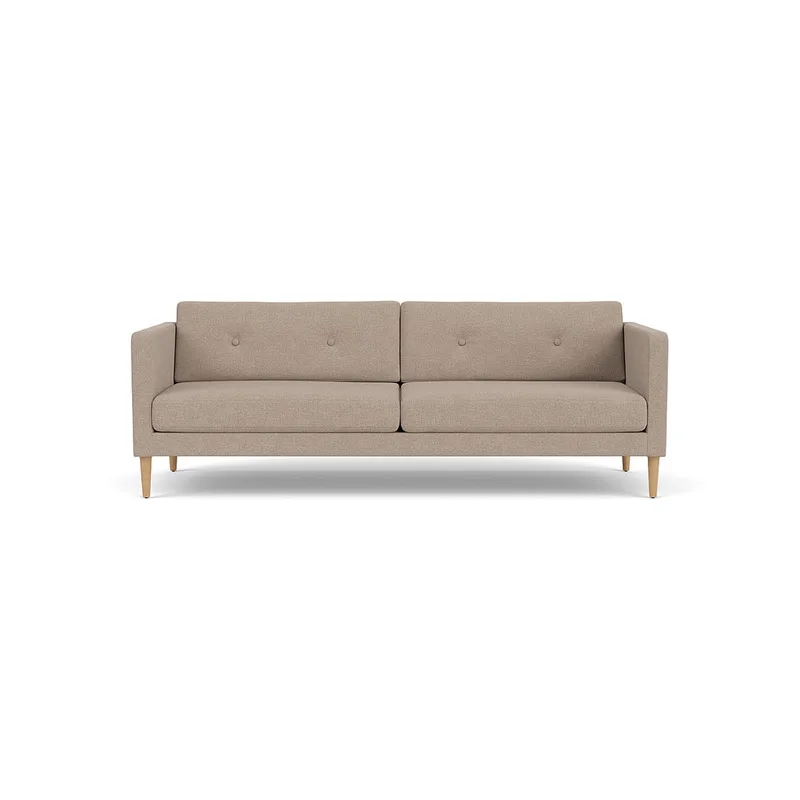 L42 Firhøj - 3 pers. sofa - Eg - Beige (61) by FDB Møbler – product photo