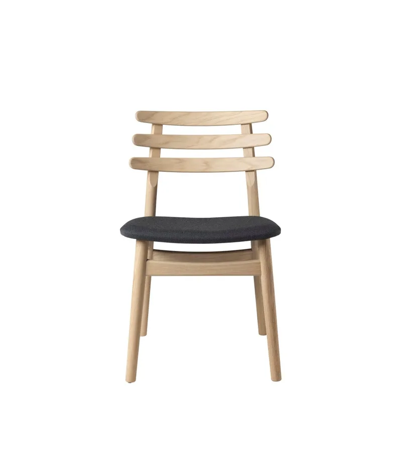 J48 - Stol - Eg - Antracitgrå by FDB Møbler – product photo