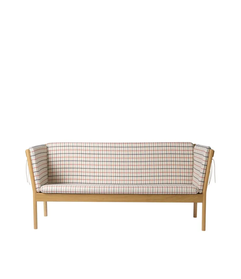 J149 - 3 pers. sofa - Eg - Red (14) by FDB Møbler – product photo