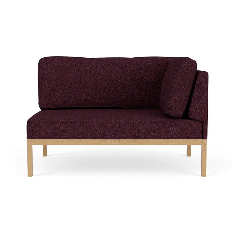 L37 7-9-13 - Højre hjørne 130 - Aubergine (40) by FDB Møbler – product photo