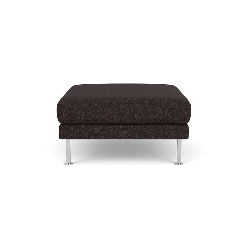 L42 Firhøj - Puf - Stål - Black-Brown by FDB Møbler – product photo