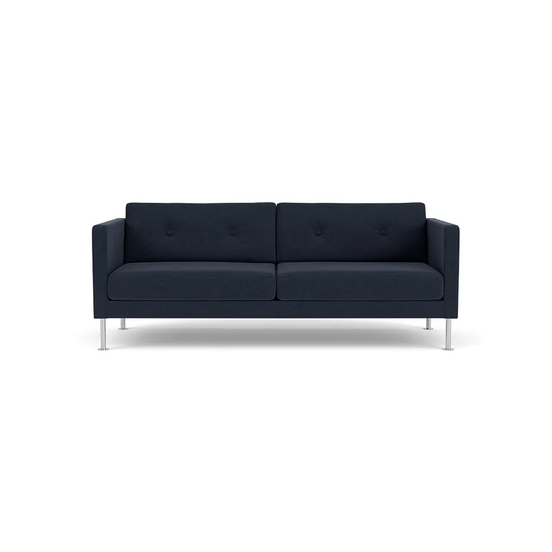 L42 Firhøj - 2,5 pers. sofa - Stål - Dark Blue(36) van FDB Møbler – productfoto