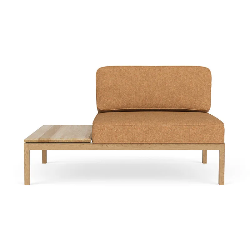 L37 7-9-13 - Venstre bord 130 - Orange-Melange by FDB Møbler – product photo
