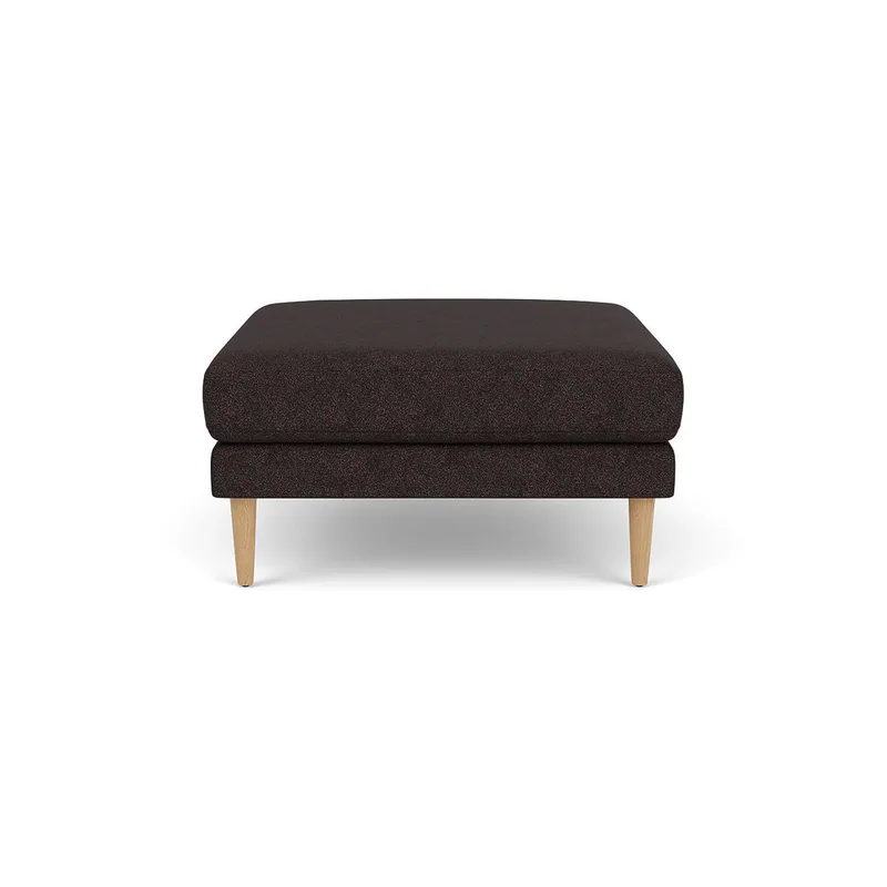 L42 Firhøj - Puf - Eg - Black-Brown by FDB Møbler – product photo