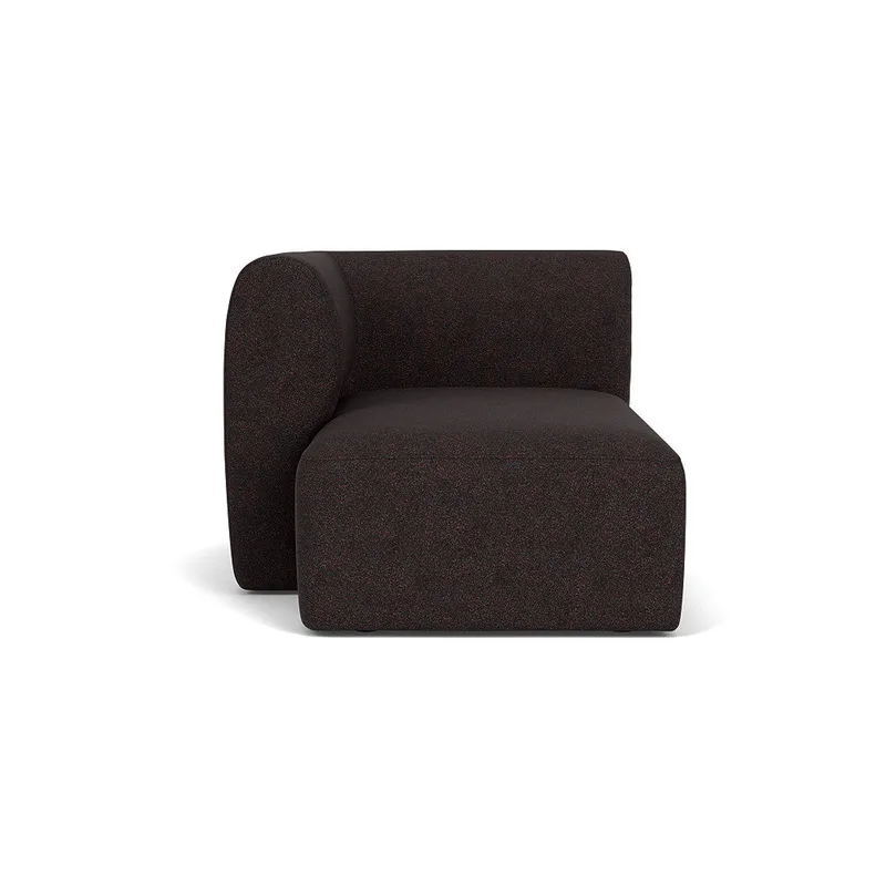 L47 Korinth - Venstre chaiselong - Black-Brown van FDB Møbler – productfoto