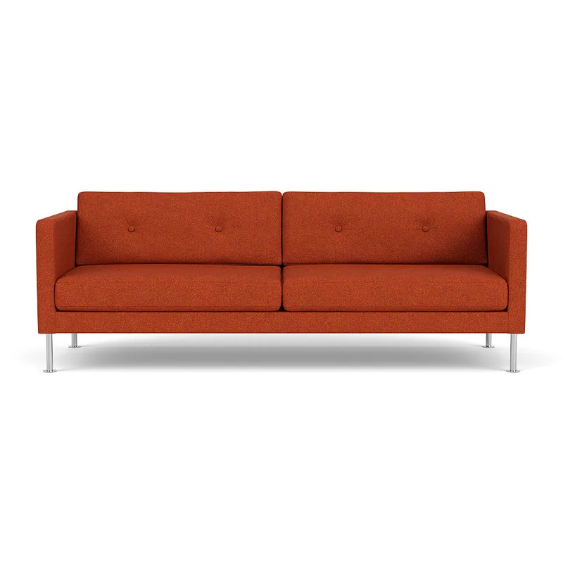 L42 Firhøj - 3 pers. sofa - Stål - Orange (13) by FDB Møbler – product photo