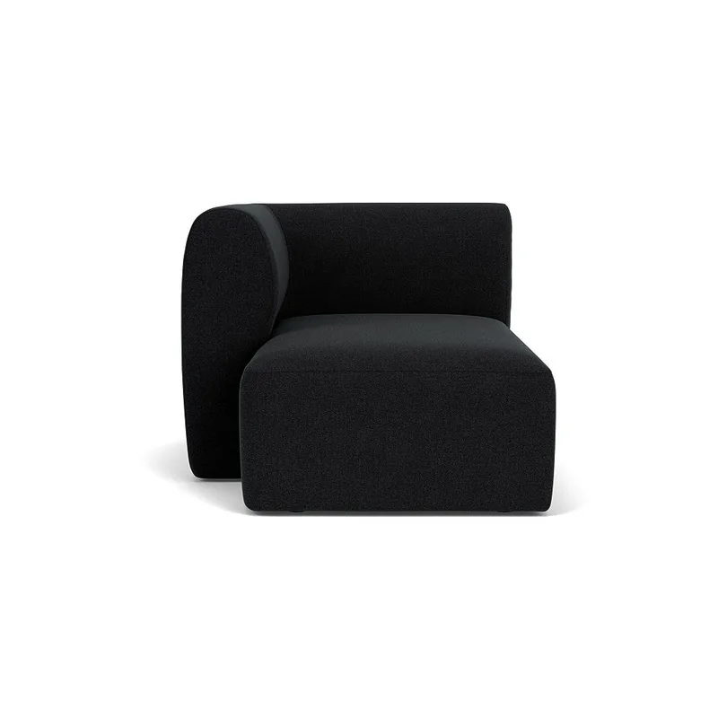 L47 Korinth - Venstre chaiselong - Dark Grey (28) by FDB Møbler – product photo