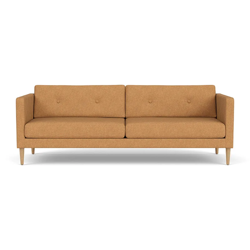 L42 Firhøj - 3 pers. sofa - Eg - Orange-Melange by FDB Møbler – product photo