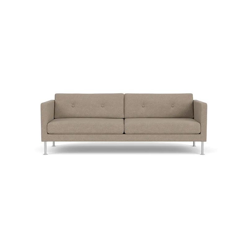 L42 Firhøj - 3 pers. sofa - Stål - Light Grey (02) by FDB Møbler – product photo