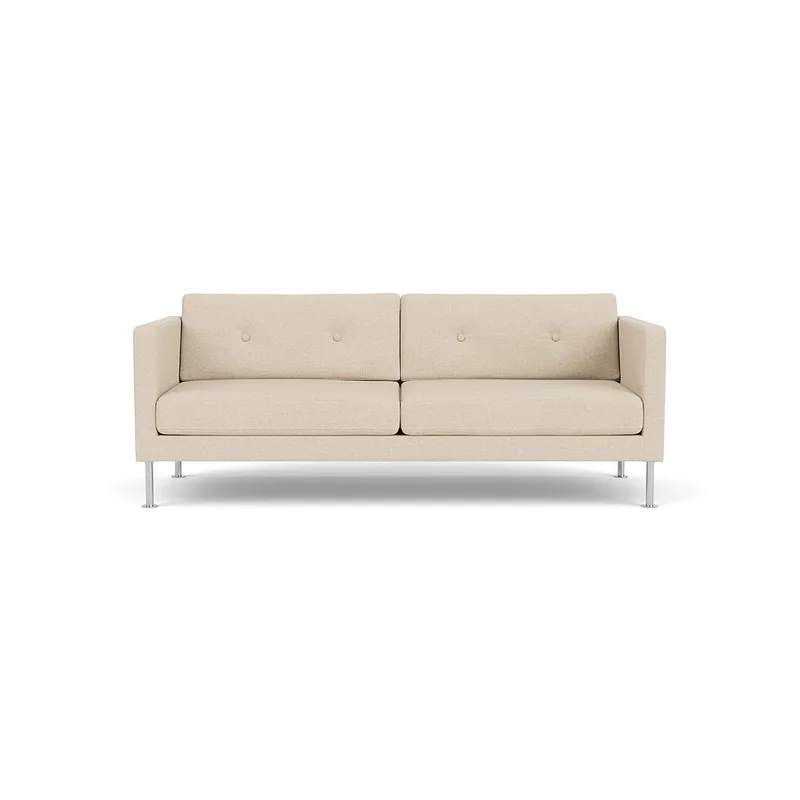 L42 Firhøj - 2,5 pers. sofa - Stål - Beige (90) by FDB Møbler – product photo