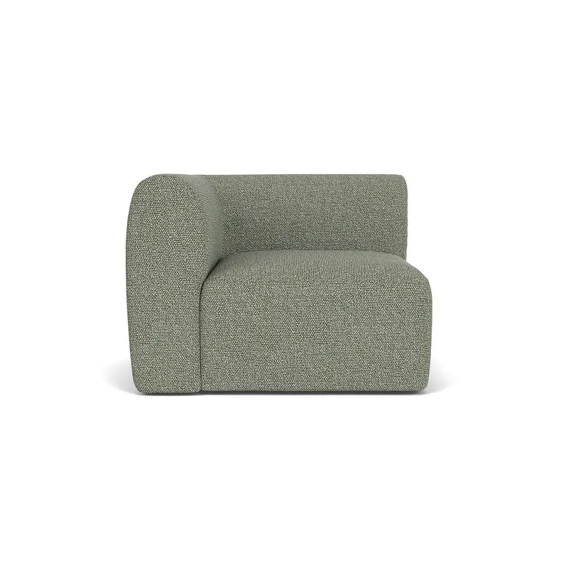 L47 Korinth - Venstre modul - Monza- Green-Melange by FDB Møbler – product photo