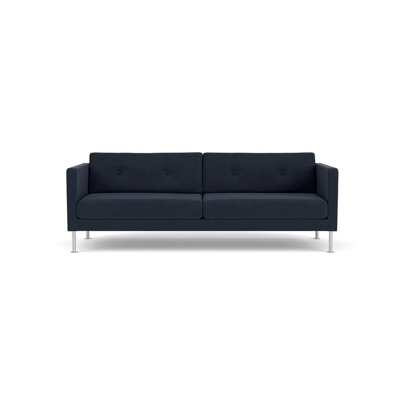 L42 Firhøj - 3 pers. sofa - Stål - Dark Blue (36) by FDB Møbler – product photo
