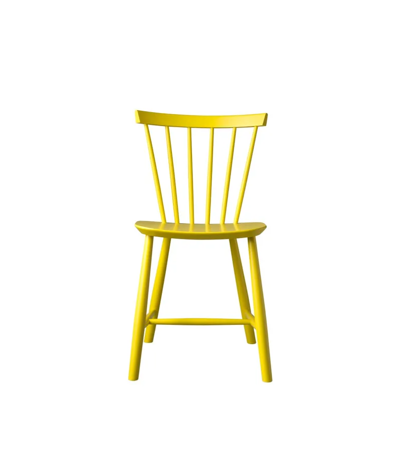 J46 - Stol - Bøg - Yellow van FDB Møbler – productfoto