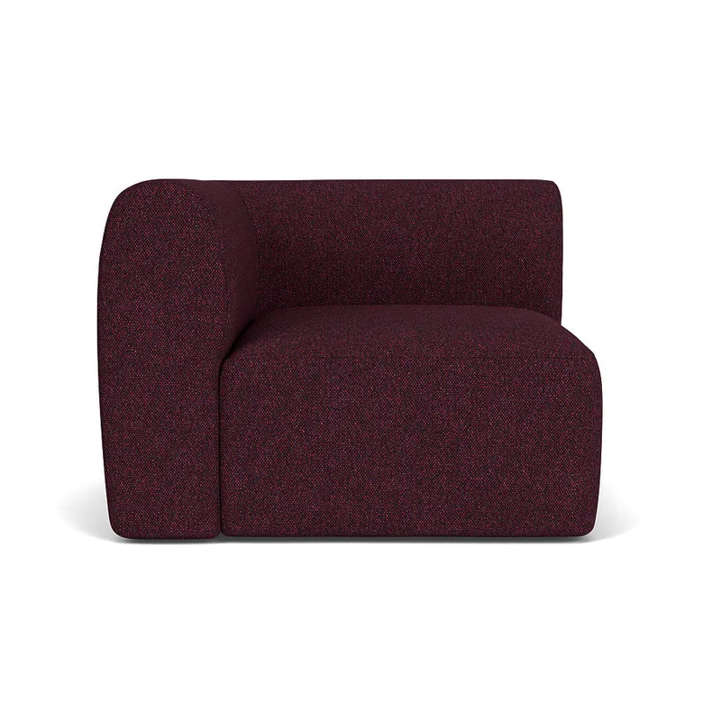 L47 Korinth - Venstre modul - MLF - Aubergine (40) by FDB Møbler – product photo