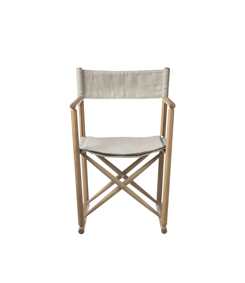 J138 - Foldestol - Eg - Hør - Beige by FDB Møbler – product photo