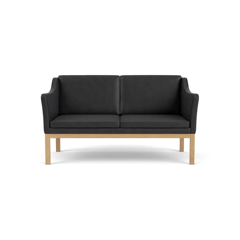 L45 - MK154 - 2 pers. sofa - Black læder by FDB Møbler – product photo