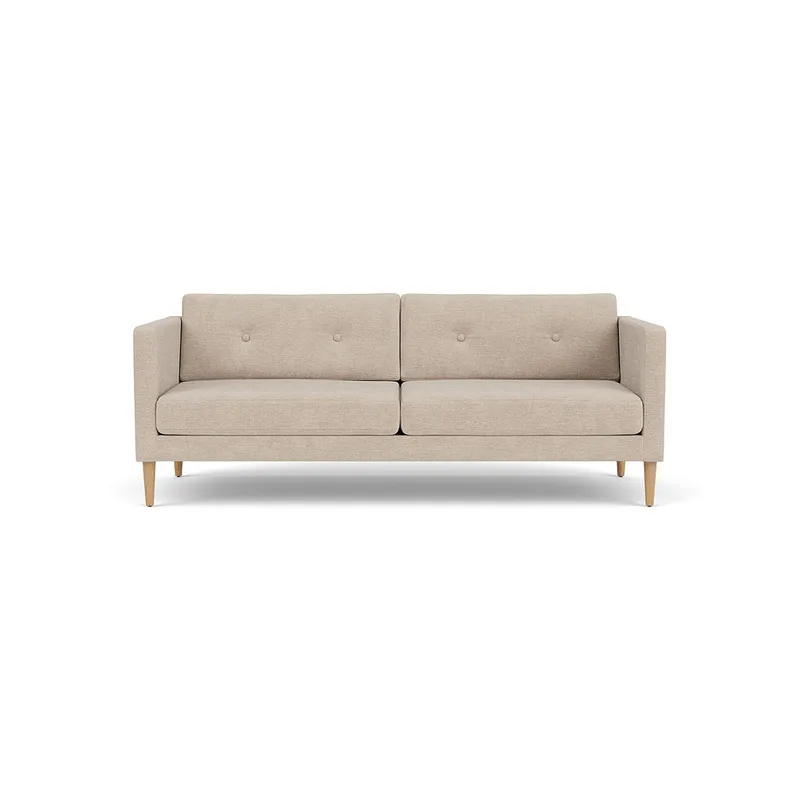 L42 Firhøj - 2,5 pers. sofa - Eg - Beige (213) by FDB Møbler – product photo