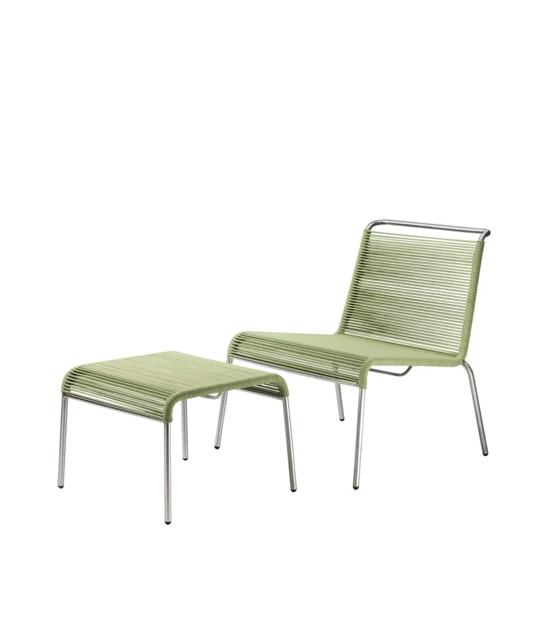 Teglgaard - Loungesæt - Grøn van FDB Møbler – productfoto
