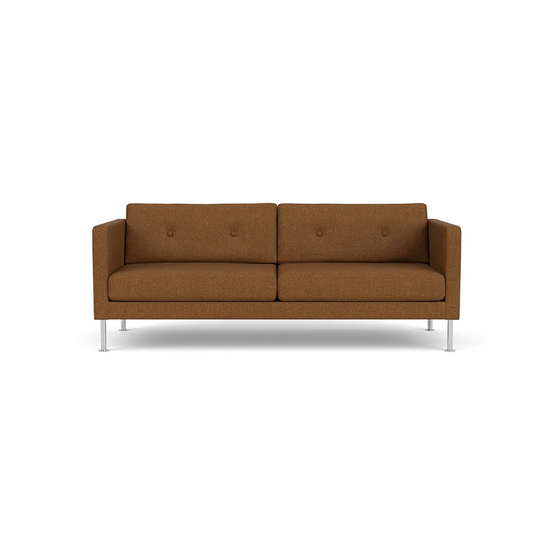 L42 Firhøj - 2,5 pers. sofa - Stål - Brown (15) by FDB Møbler – product photo