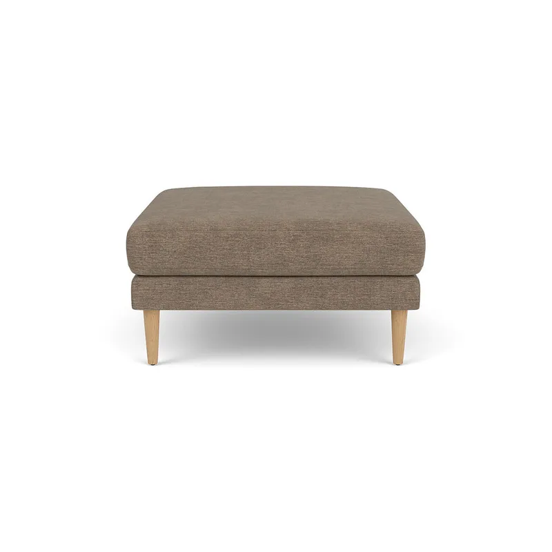 L42 Firhøj - Puf - Eg - Taupe (233) van FDB Møbler – productfoto