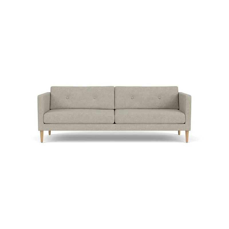 L42 Firhøj - 3 pers. sofa - Eg - Light Grey (30) by FDB Møbler – product photo