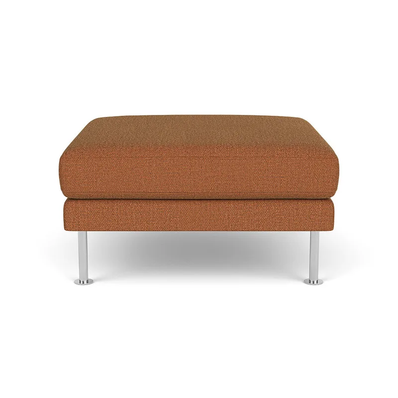 L42 Firhøj - Puf - Stål - Brown-Orange (27) by FDB Møbler – product photo