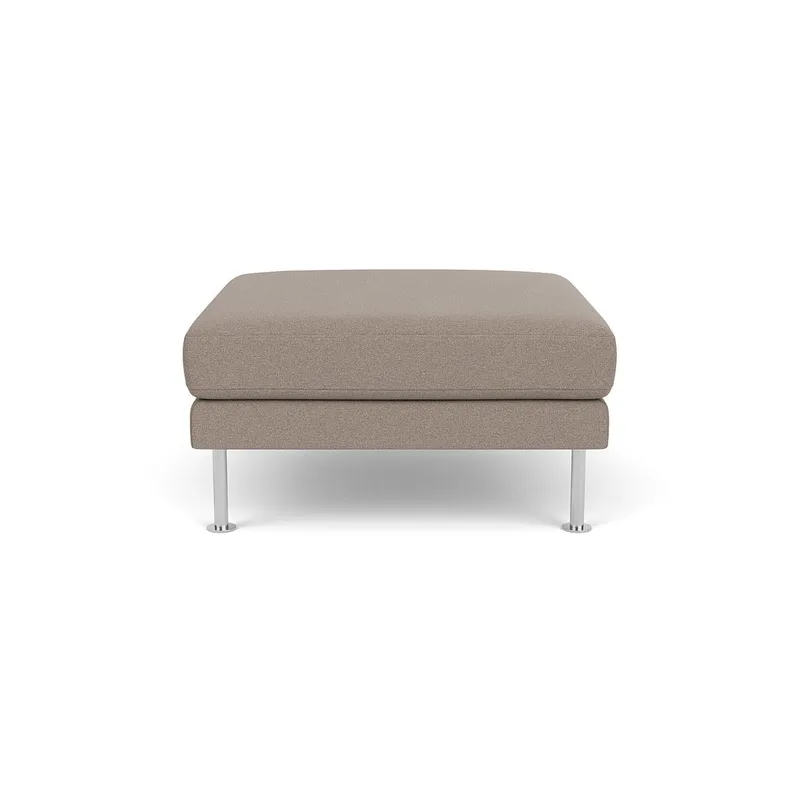 L42 Firhøj - Puf - Stål - Stone (181) by FDB Møbler – product photo