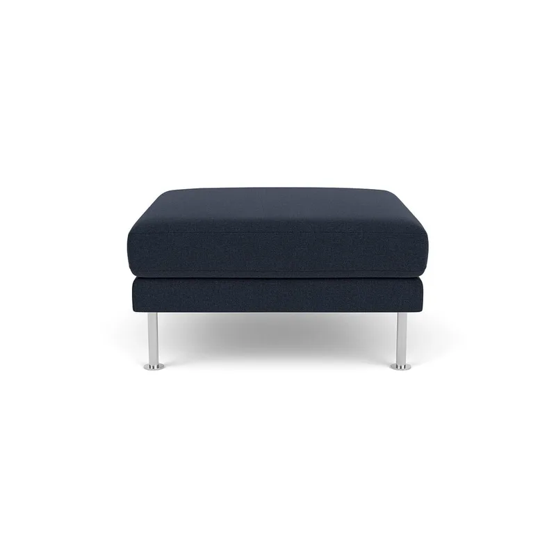 L42 Firhøj - Puf - Stål - Dark Blue (36) by FDB Møbler – product photo