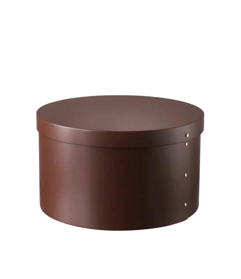 X3 Drejø - Birk - Chocolate Brown - Ø42 by FDB Møbler – product photo
