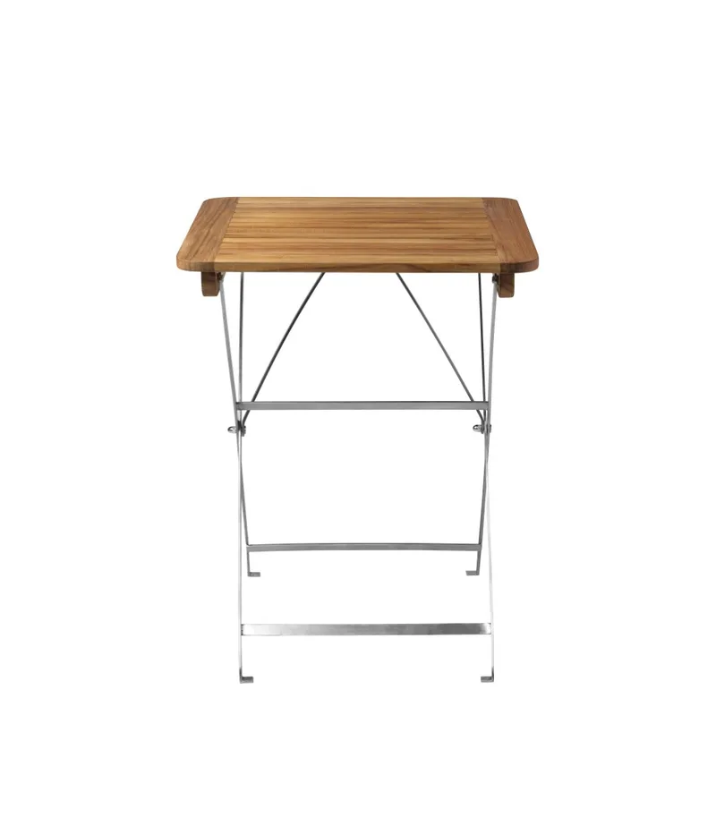 M26 Lilleø - Altanbord - Stål - Teak de FDB Møbler – photo du produit