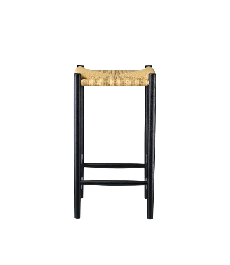 J164C - Counter firkantet - Eg - Jet Black van FDB Møbler – productfoto