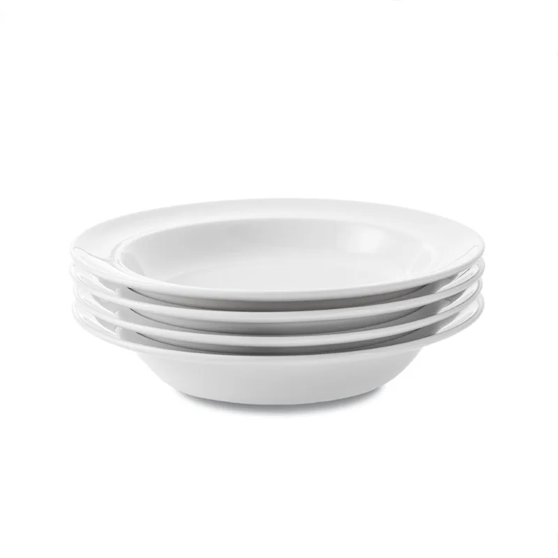 V45 Hvidpot - Dyb tallerken - Ø:23 cm - 4 stk. by FDB Møbler – product photo