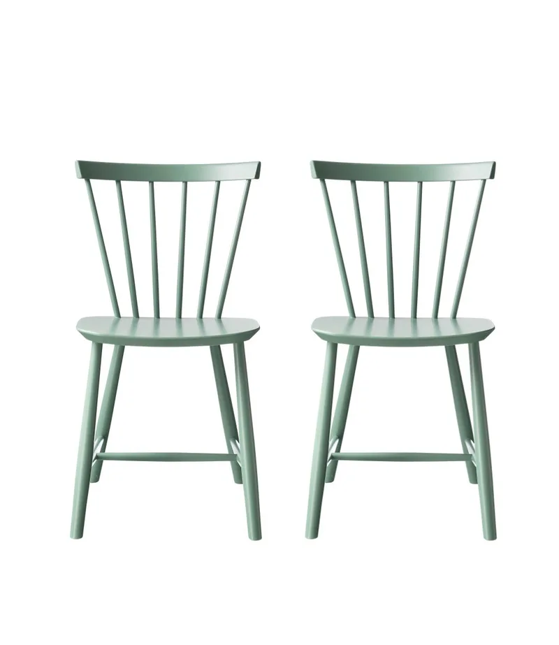 J46 - Stol - 2 stk - Bøg - Dusty Green van FDB Møbler – productfoto