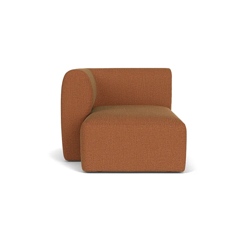 L47 Korinth - Venstre chaiselong - Brown-Orange de FDB Møbler – photo du produit