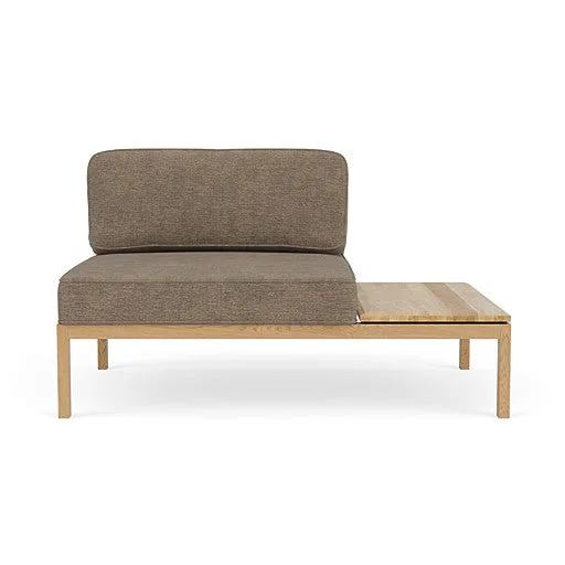 L37 - 7-9-13 - Højre bord 130 - Taupe (233) von FDB Møbler – Produktfoto