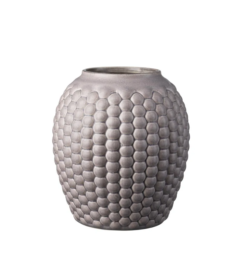 S7 Lupin - Vase - Warm Grey - 19 cm by FDB Møbler – product photo