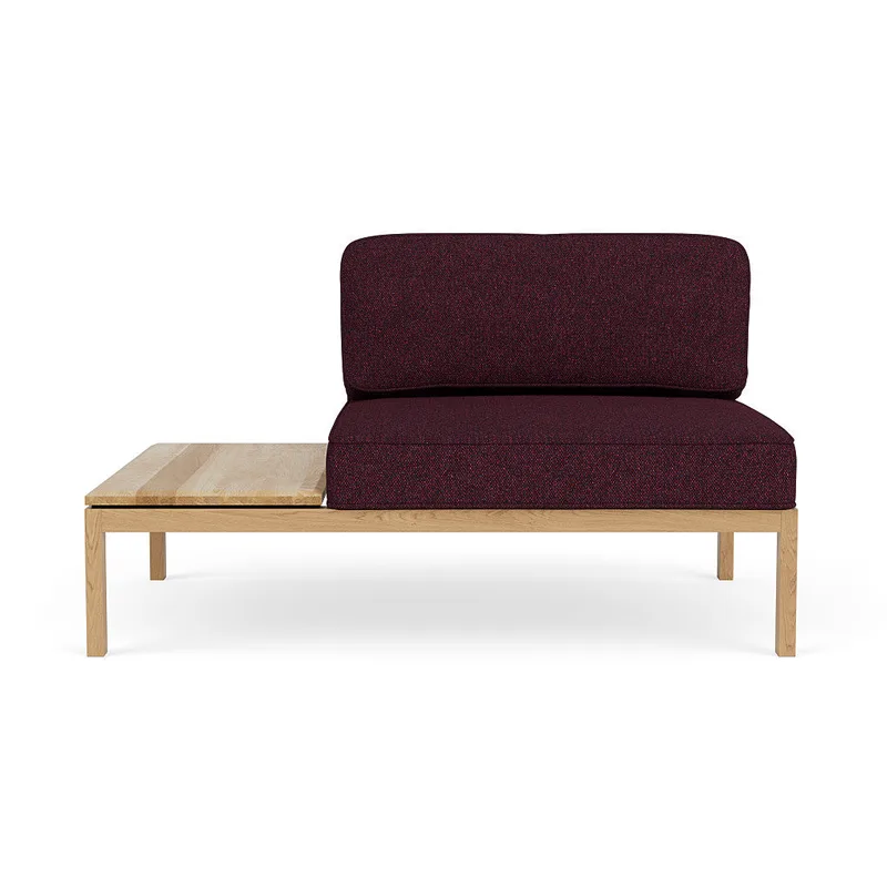 L37 7-9-13 - Venstre bord 130 - Aubergine (40) de FDB Møbler – photo du produit