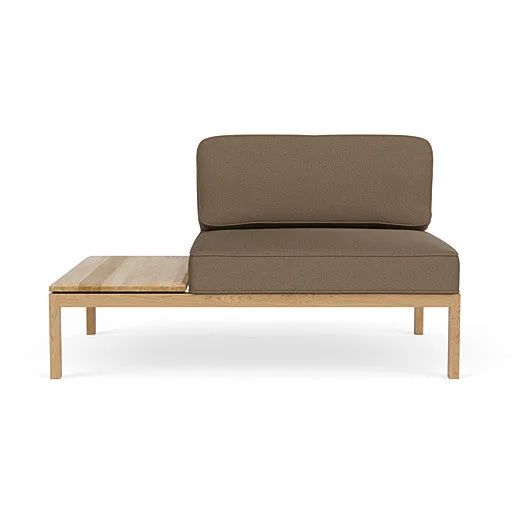 L37 - 7-9-13 - Venstre bord 130 - Taupe (61230) by FDB Møbler – product photo
