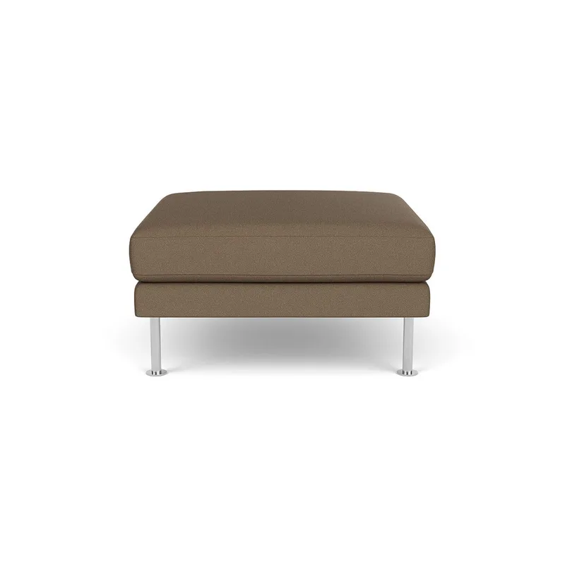 L42 Firhøj - Puf - Stål - Taupe (61230) by FDB Møbler – product photo