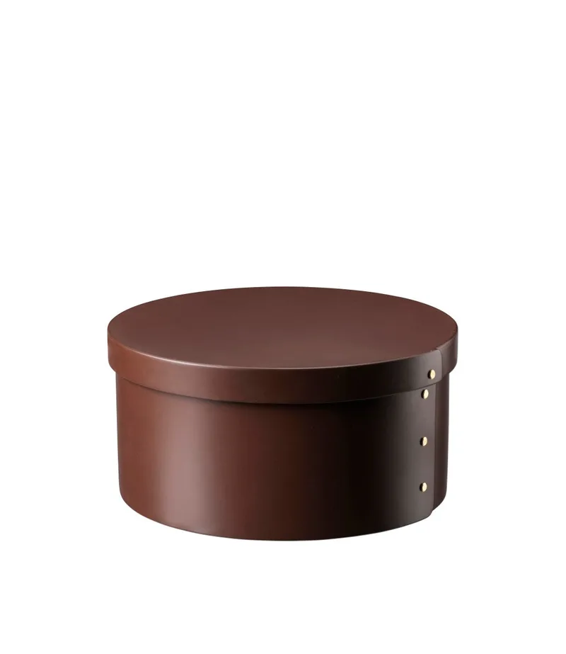 X3 Drejø - Birk - Chocolate Brown - Ø31 van FDB Møbler – productfoto