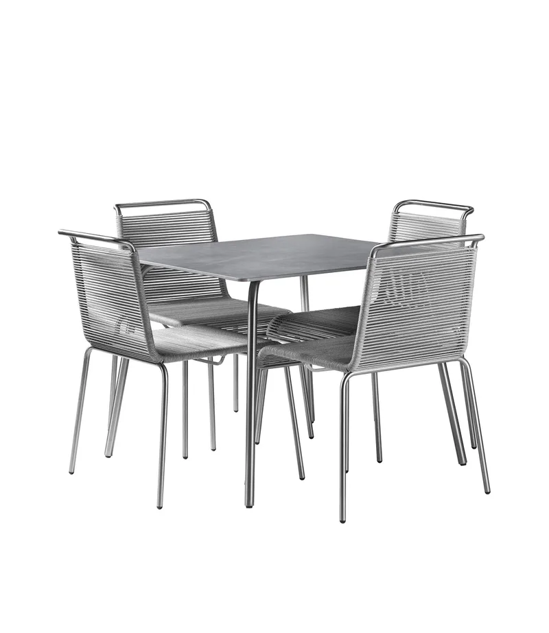 Teglgaard - Lille Havesæt - 90x90/Grå by FDB Møbler – product photo
