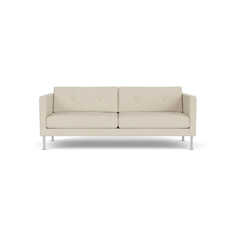L42 Firhøj - 2,5 pers. sofa - Stål - Beige (00) by FDB Møbler – product photo
