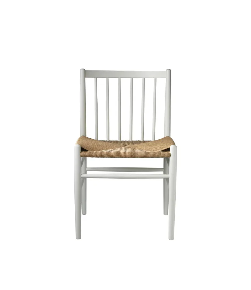 J80 - Stol - Bøg - Pure White von FDB Møbler – Produktfoto