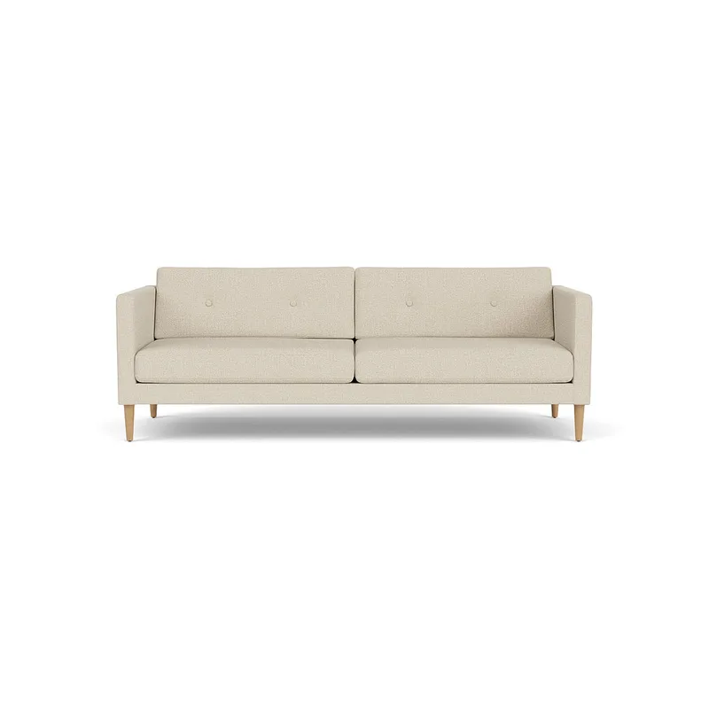 L42 Firhøj - 3 pers. sofa - Eg - Beige (00) by FDB Møbler – product photo