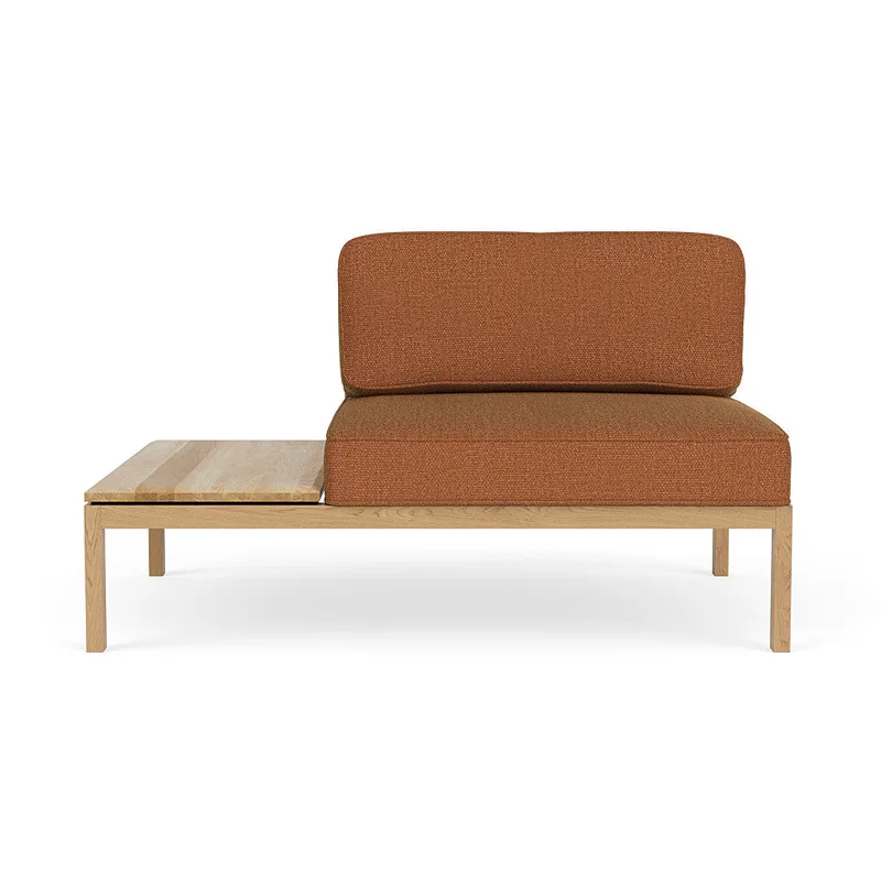L37 7-9-13 - Venstre bord 130 - Brown-Orange (27) van FDB Møbler – productfoto